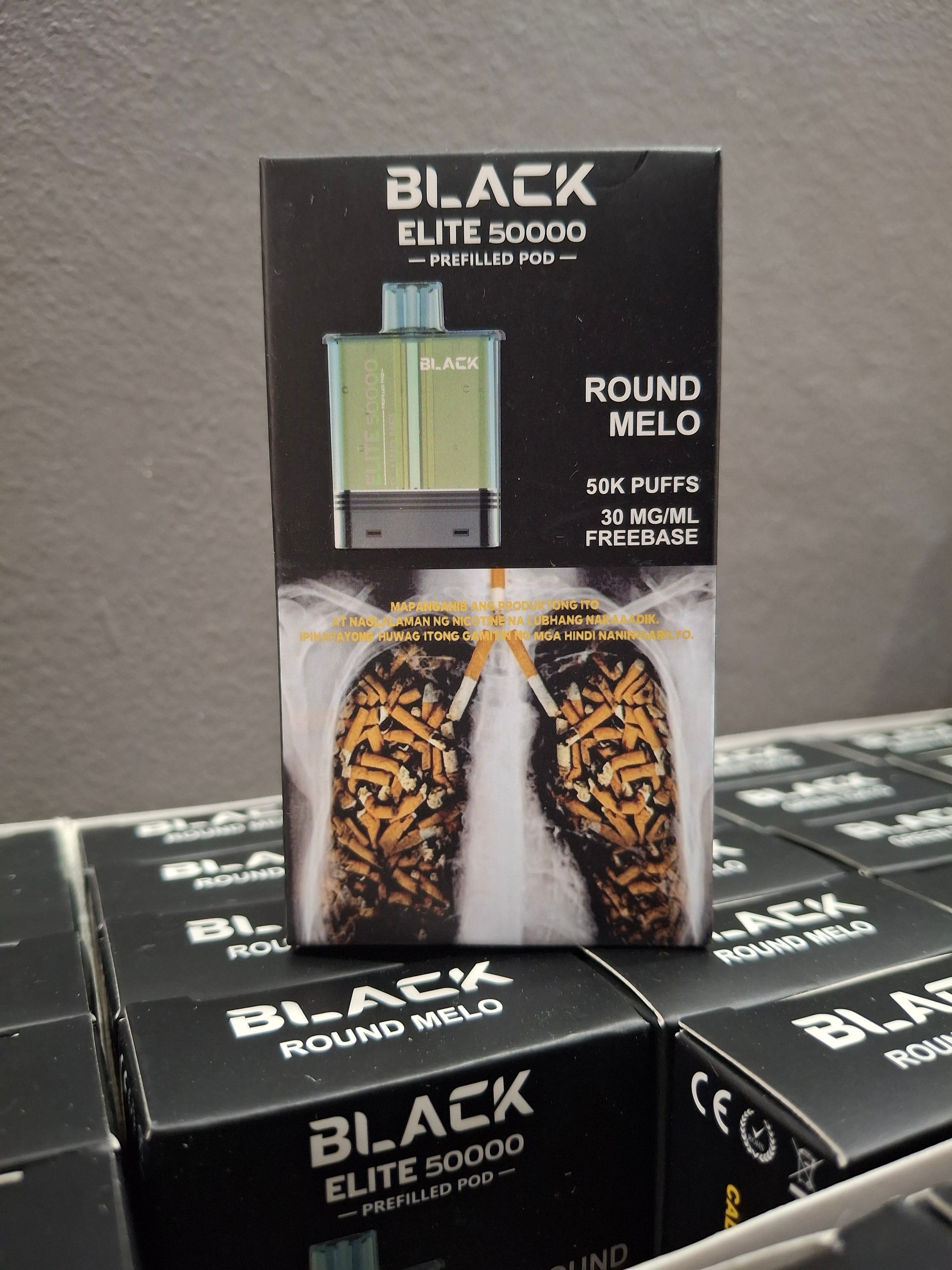 Black Elite 50000 prefilled pod