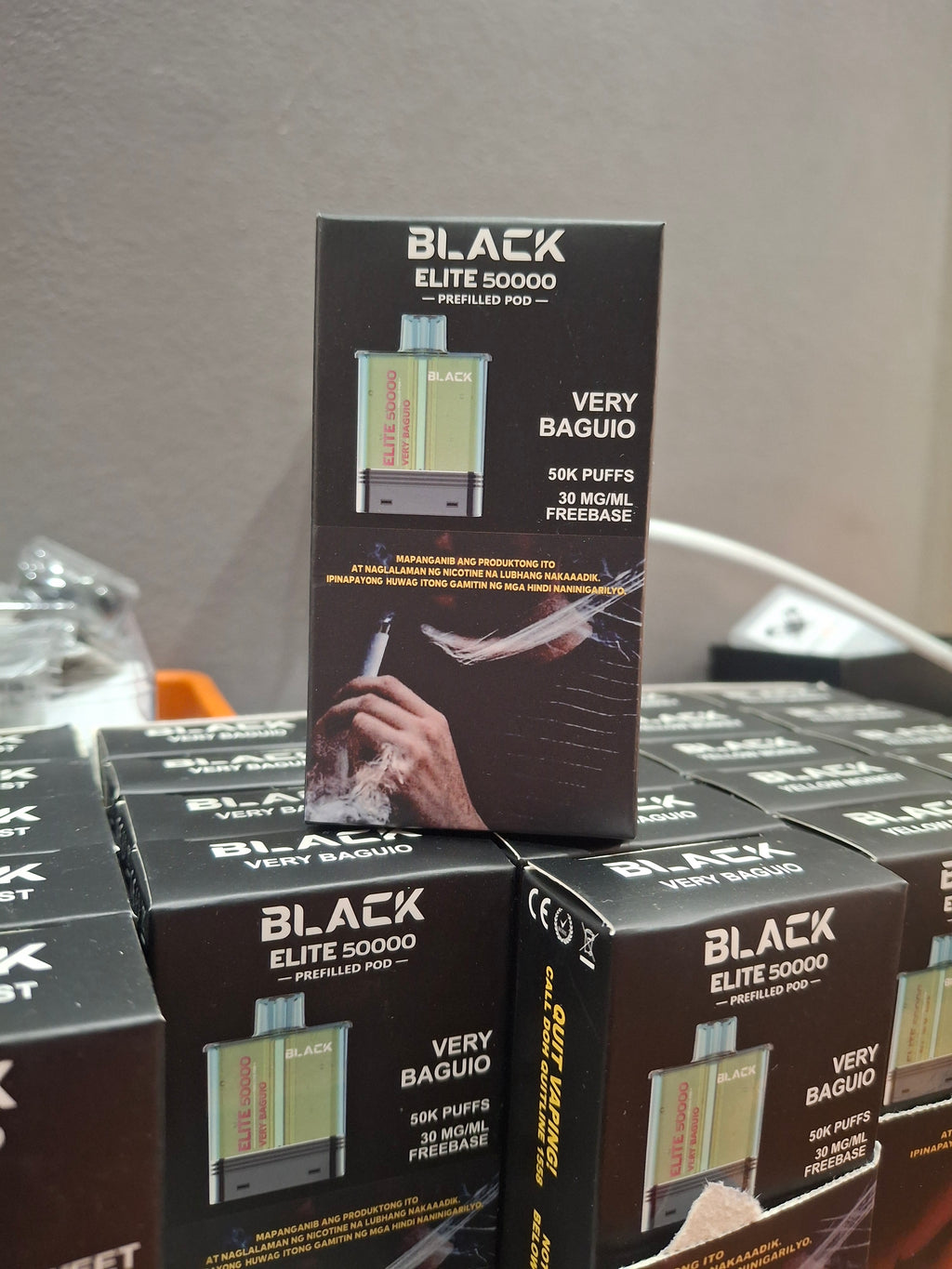 Black Elite 50000 prefilled pod