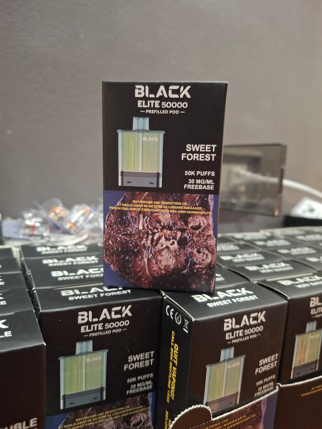 Black Elite 50000 prefilled pod