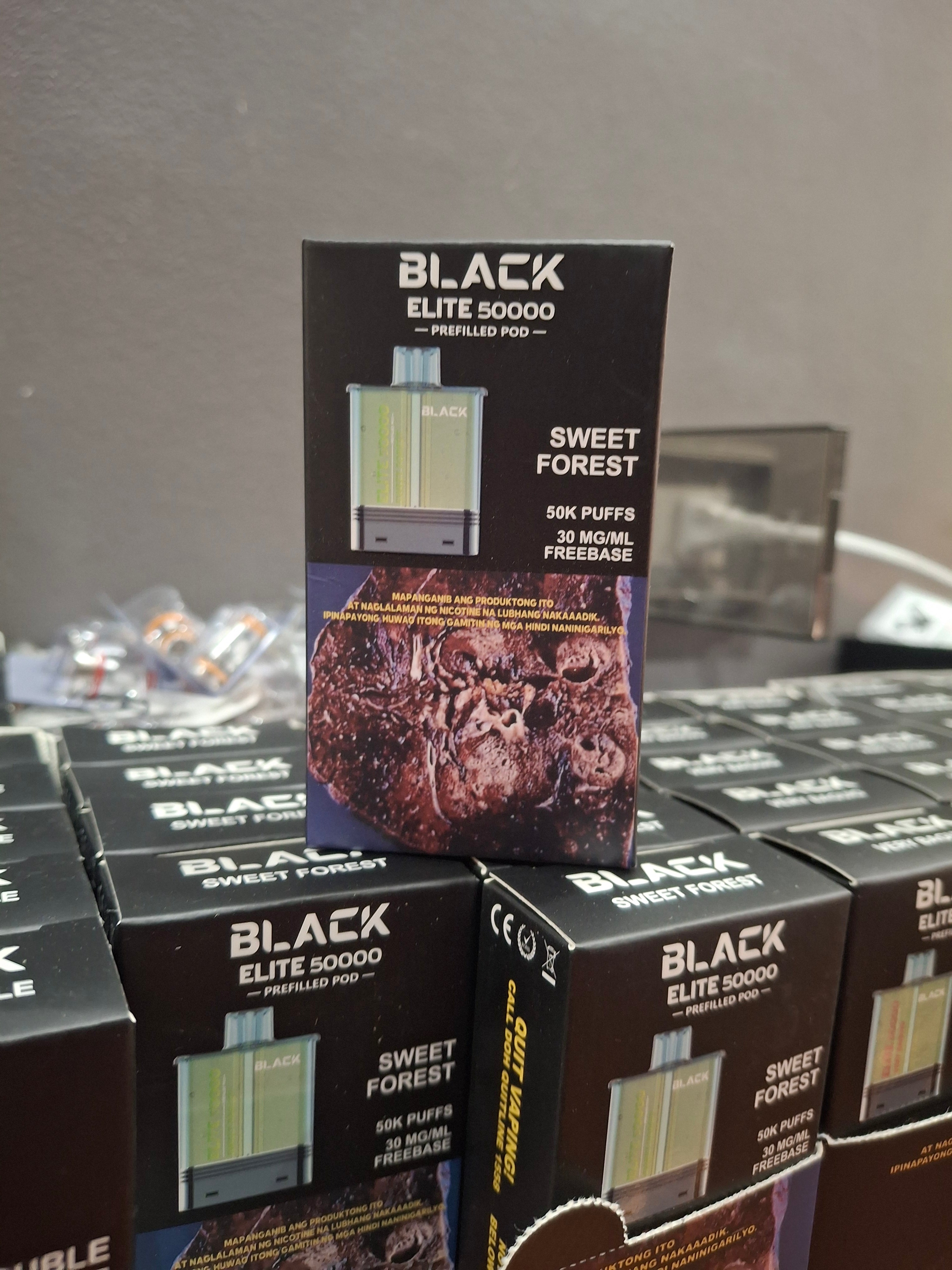 Black Elite 50000 prefilled pod