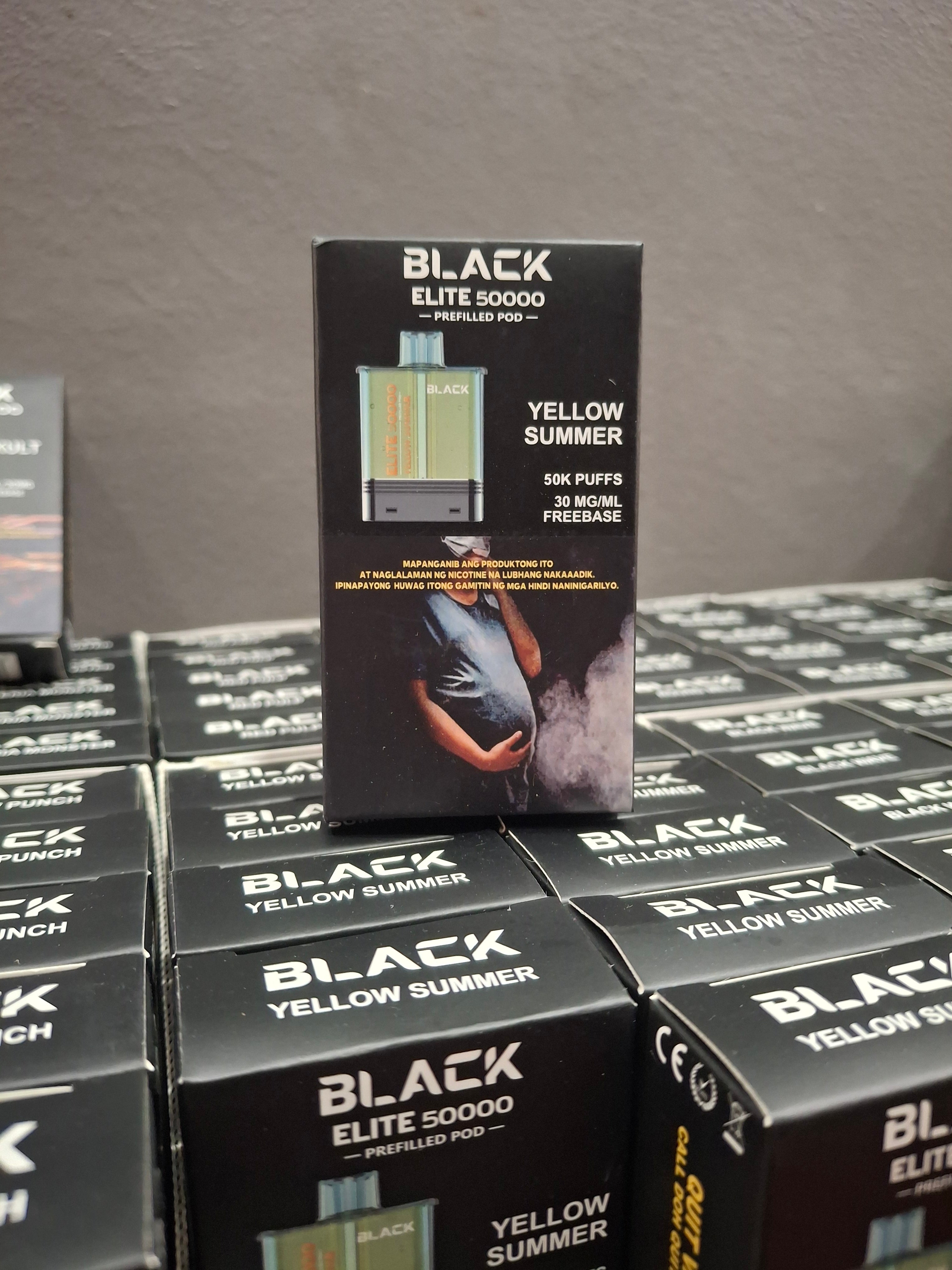 Black Elite 50000 prefilled pod