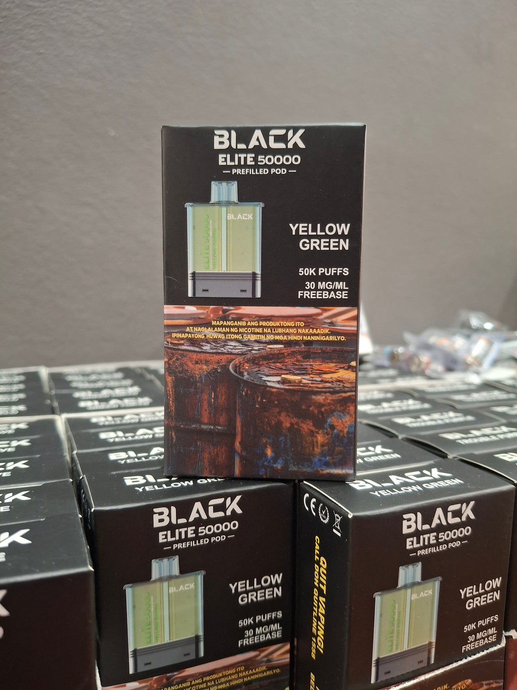 Black Elite 50000 prefilled pod