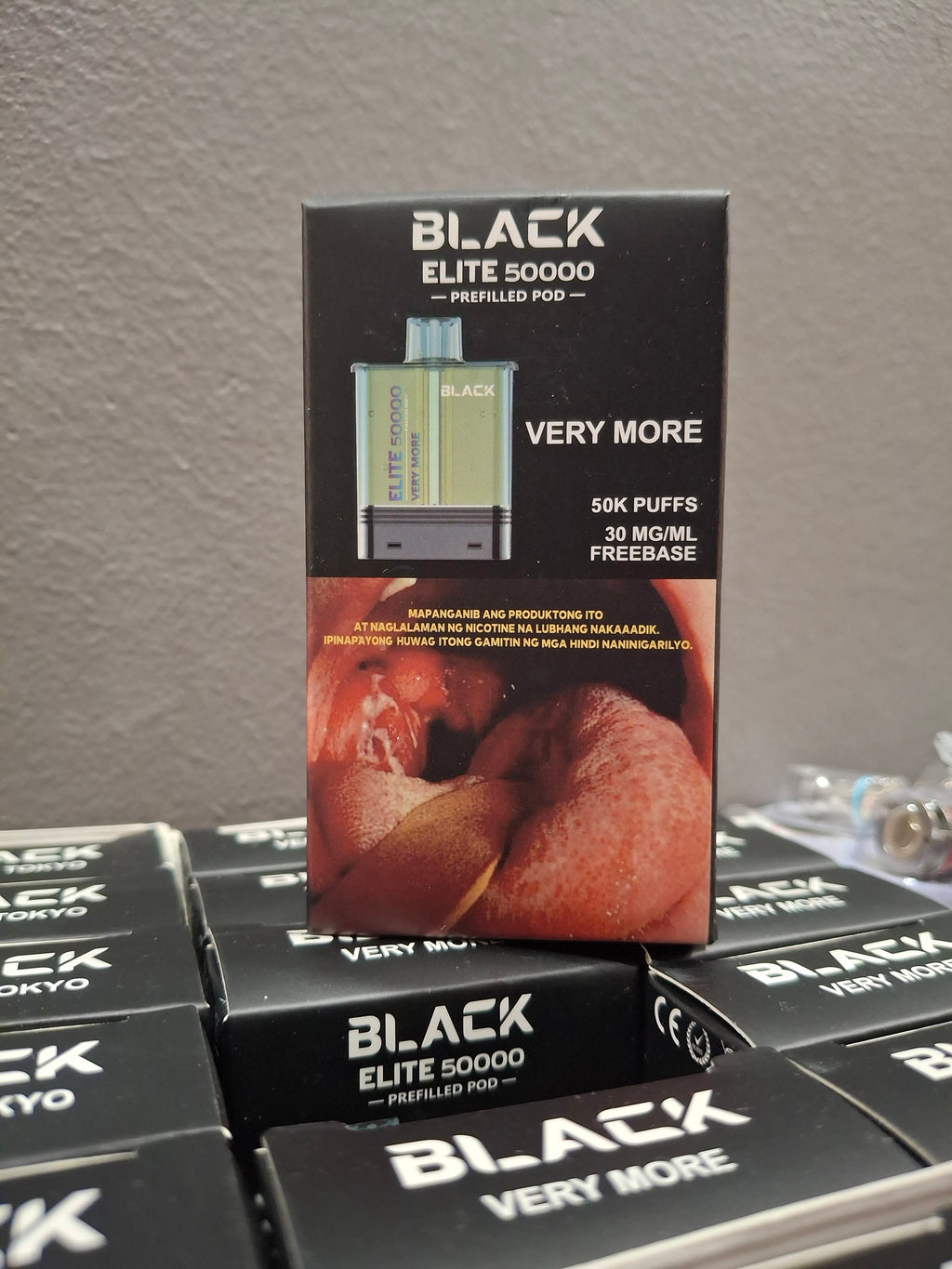 Black Elite 50000 prefilled pod