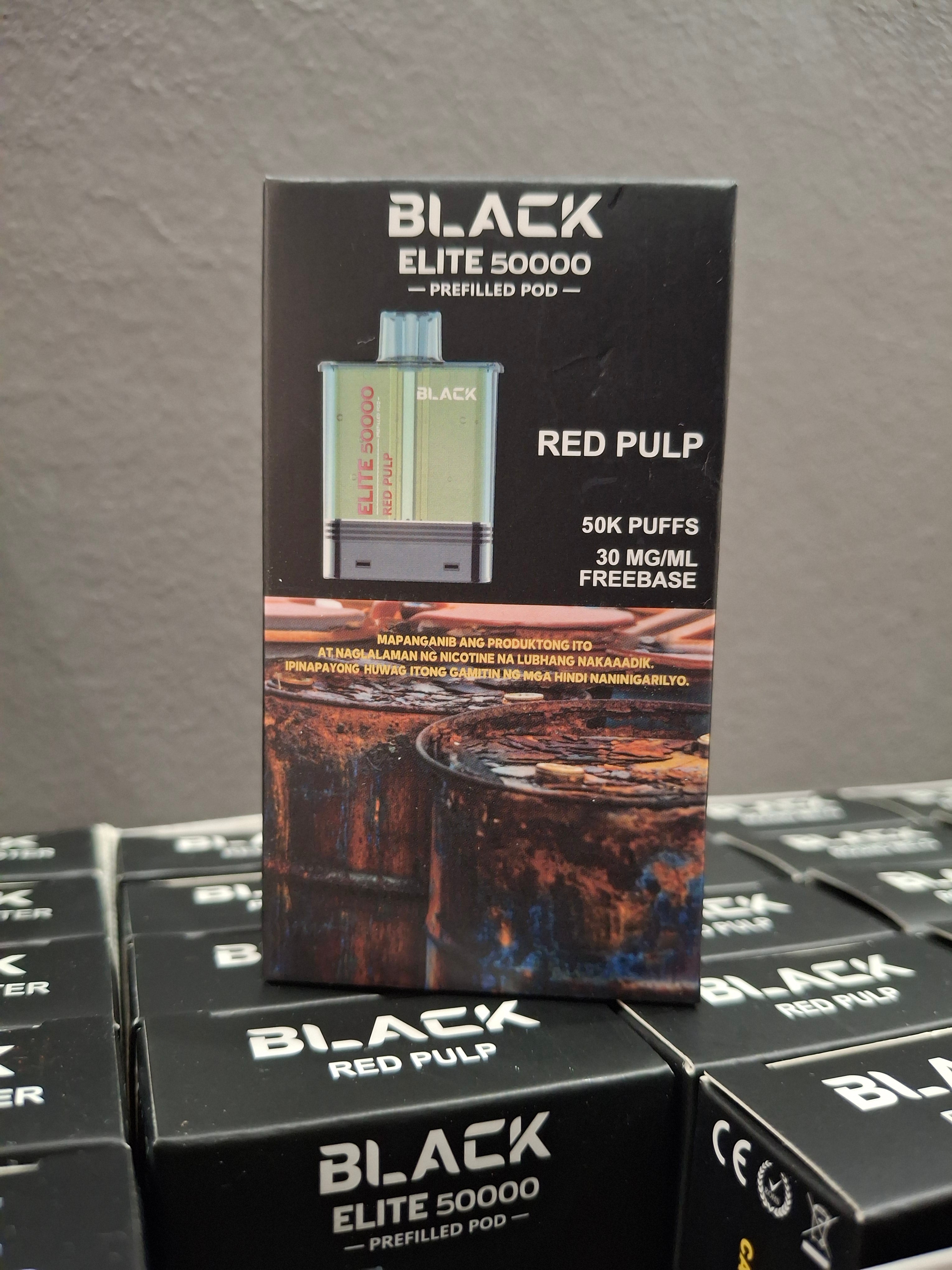 Black Elite 50000 prefilled pod