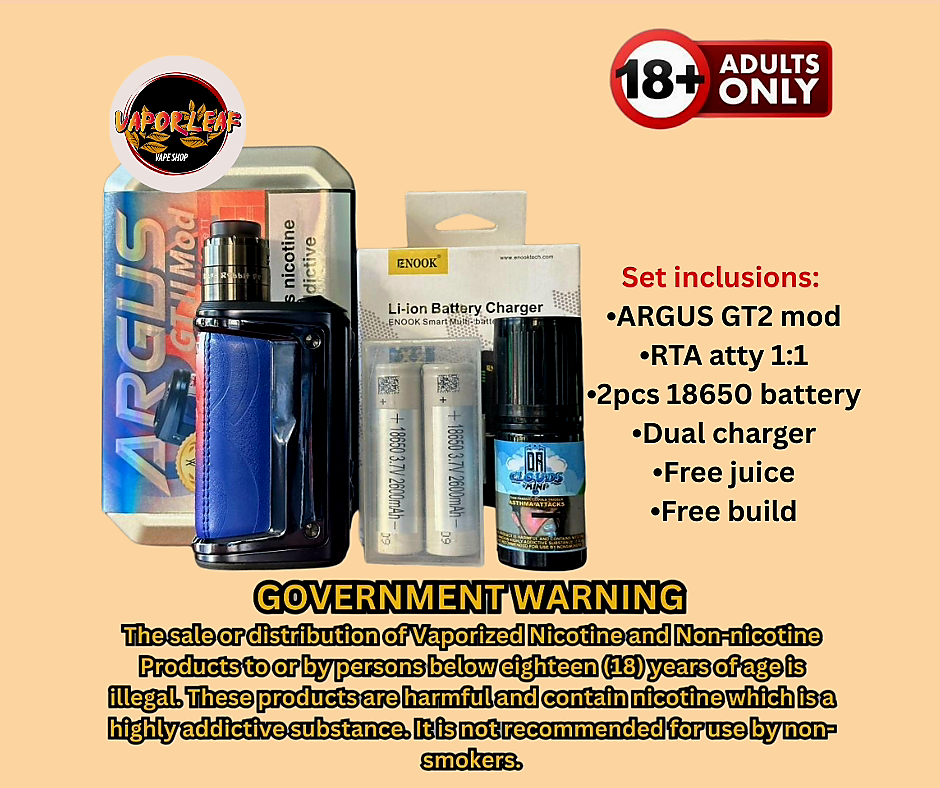 Voopoo Argus GT 2 Mod/Set Legit Rebuildable 200w