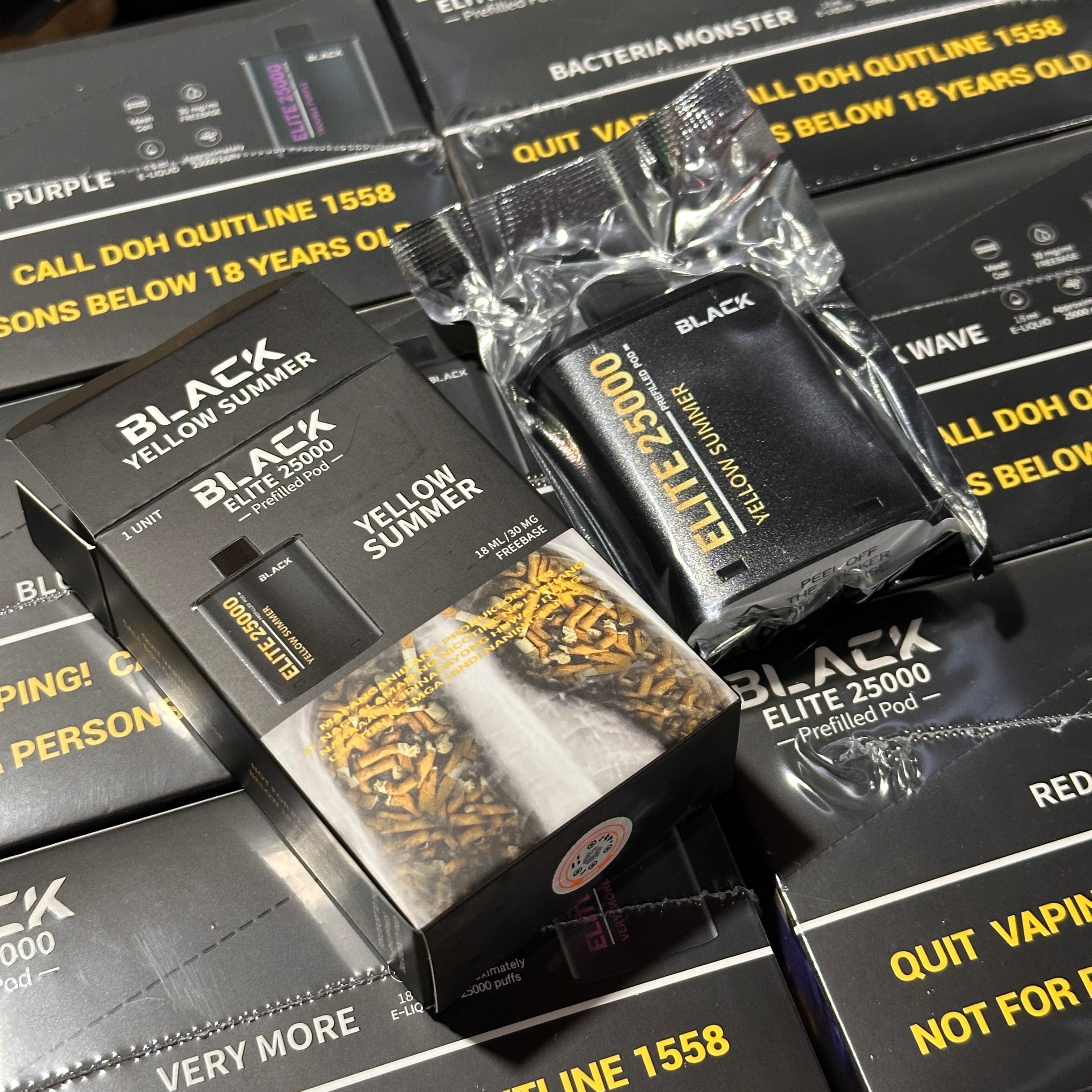 Black Elite v2 25k prefilled pod